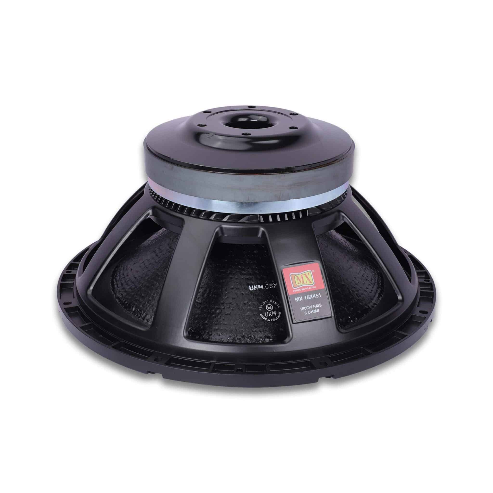 MX 18 inch 4.5" Voice Coil 1800 Watt RMS Speaker