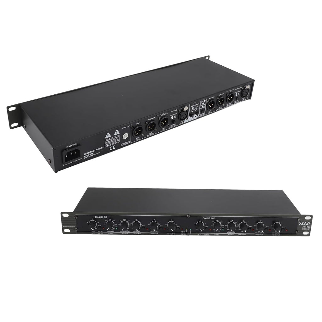 MX 234XL Manual Crossover  Stereo 2 / 3 Way, Mono 4 Way Analog