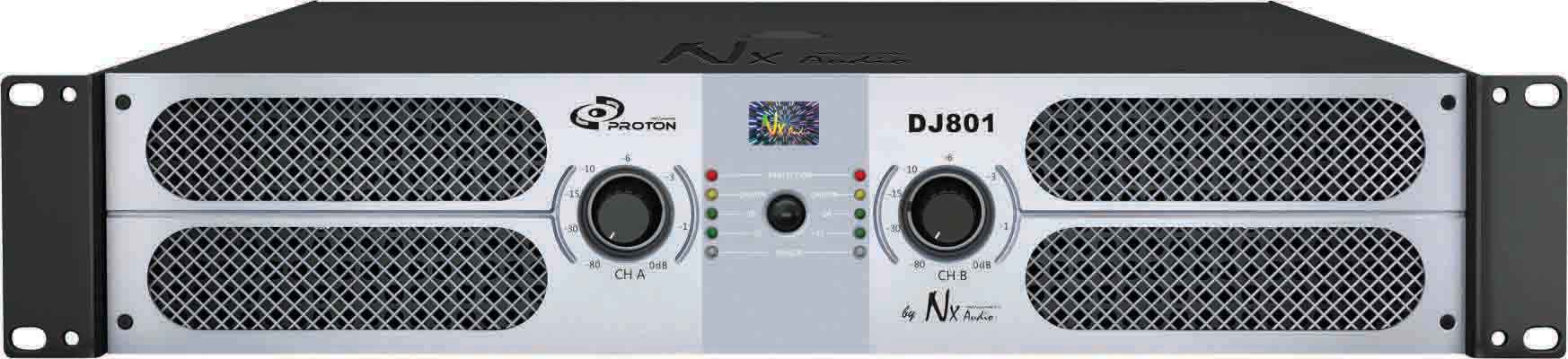 Nx Audio DJ-801 2-Channel Power Amplifier